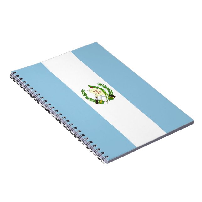 Caderno Espiral Bandeira da Guatemala (Lado Direito)