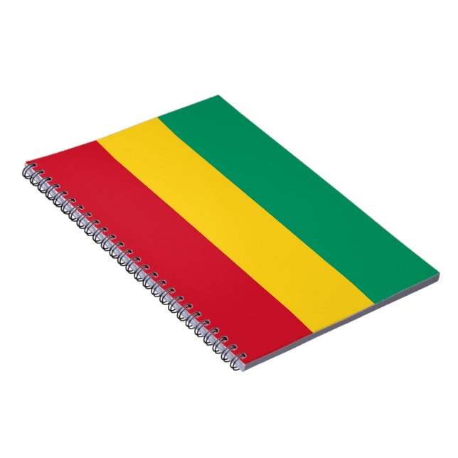 Caderno Espiral bandeira da Guiné (Lado Direito)