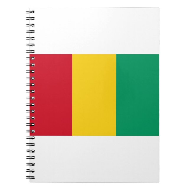 Caderno Espiral Bandeira da Guiné (Frente)