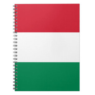 Caderno Espiral Bandeira da Hungria