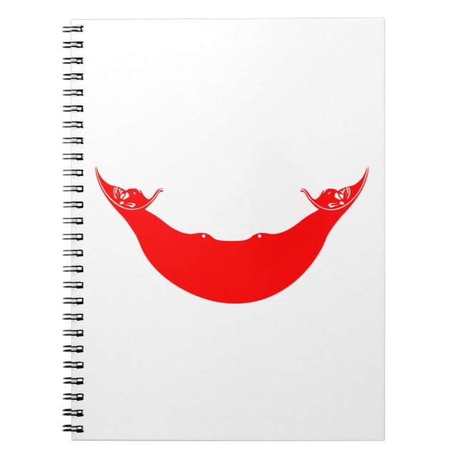 Caderno Espiral Bandeira da Ilha da Páscoa (Rapa Nui) (Frente)