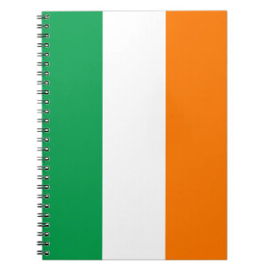 Caderno Espiral Bandeira da Irlanda