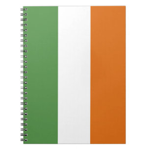 Caderno Espiral Bandeira da Irlanda