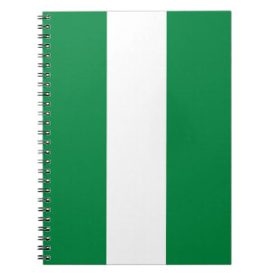 Caderno Espiral Bandeira da Nigéria