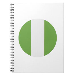 Caderno Espiral Bandeira da Nigéria