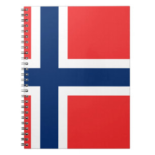 Caderno Espiral Bandeira da Noruega