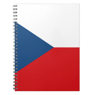 Caderno Espiral Bandeira da República Checa