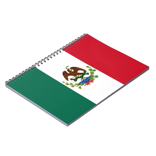 Caderno Espiral Bandeira da República Mexicana: 1824-1835, Santa A (Left Side)