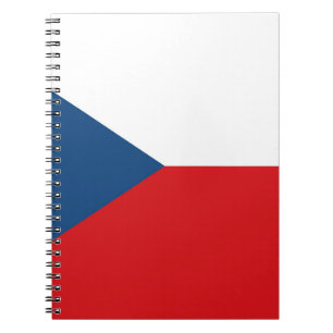 Caderno Espiral Bandeira da República Tcheca