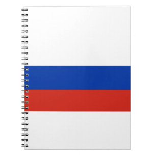 Caderno Espiral Bandeira da Rússia