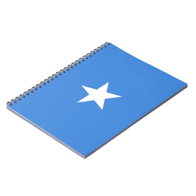Caderno Espiral Bandeira da Somália (Left Side)