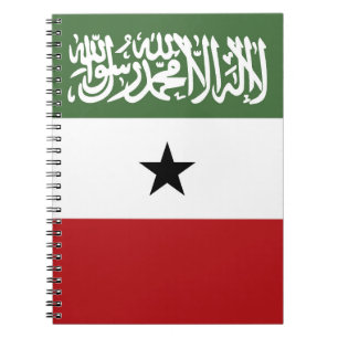 Caderno Espiral Bandeira da Somalilândia