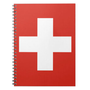 Caderno Espiral Bandeira da Suiça