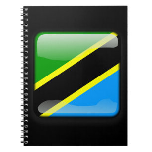 Caderno Espiral Bandeira da Tanzânia