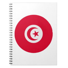 Caderno Espiral Bandeira da Tunísia