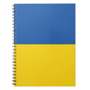 Caderno Espiral Bandeira da Ucrânia