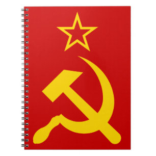 Caderno Espiral Bandeira da URSS - Bandeira da União Soviética