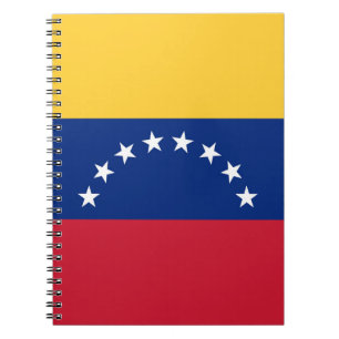 Caderno Espiral Bandeira da Venezuela