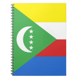 Caderno Espiral Bandeira das Comores