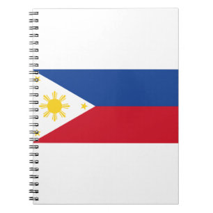 Caderno Espiral Bandeira das Filipinas