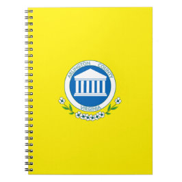 Caderno Espiral Bandeira de Arlington (Virgínia)