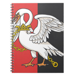 Caderno Espiral Bandeira de Buckinghamshire (distrito do Reino Uni
