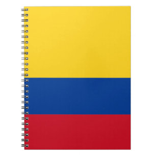 Caderno Espiral Bandeira de Colômbia