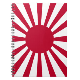 Caderno Espiral Bandeira de Guerra Imperial do Japão