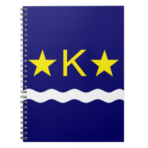 Caderno Espiral Bandeira de Kinshasa, Notebook Congo