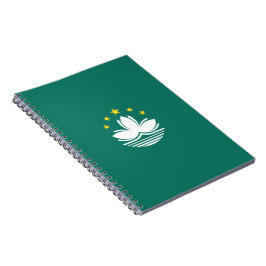Caderno Espiral Bandeira de Macau (região chinesa)