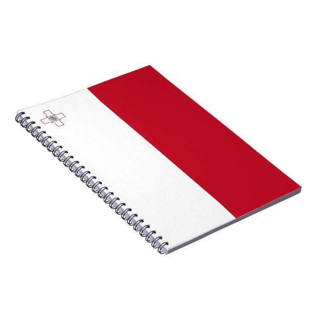 Caderno Espiral Bandeira de Malta (Lado Direito)