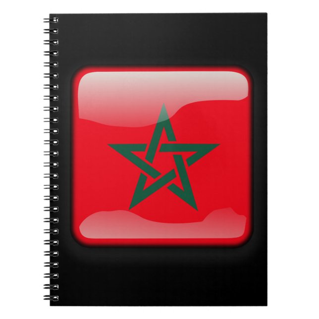 Caderno Espiral Bandeira de Marrocos (Frente)