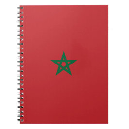 Caderno Espiral Bandeira de Marrocos