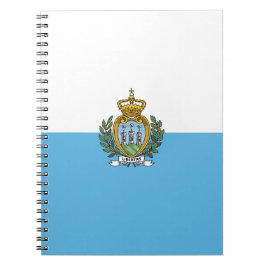Caderno Espiral Bandeira de São Marino