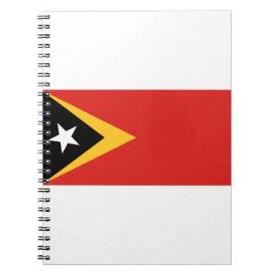 Caderno Espiral Bandeira de Timor-Leste