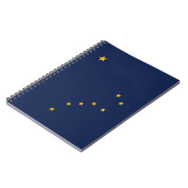 Caderno Espiral Bandeira do Alasca