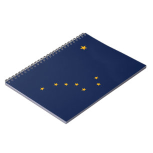 Caderno Espiral Bandeira do Alasca