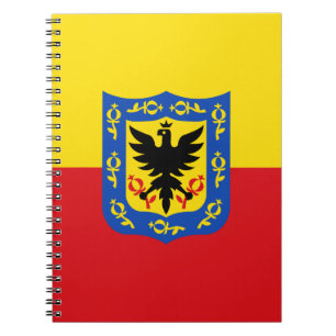 Caderno Espiral Bandeira do Bogotá, do notebook Colômbia