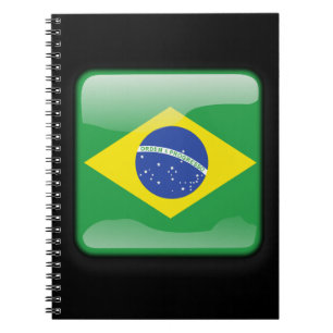 Caderno Espiral Bandeira do Brasil