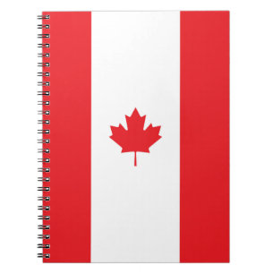 Caderno Espiral Bandeira do Canadá