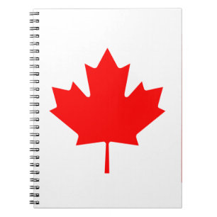 Caderno Espiral Bandeira do Canadá