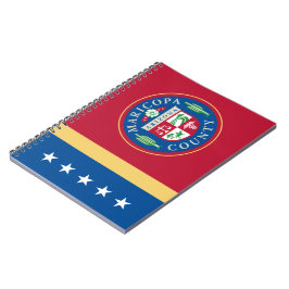 Caderno Espiral Bandeira do condado de Maricopa (Arizona)