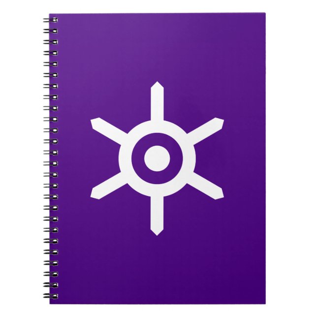 Caderno Espiral Bandeira do Distrito de Tóquio, Notebook do Japão (Frente)