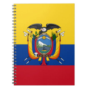 Caderno Espiral Bandeira do Equador