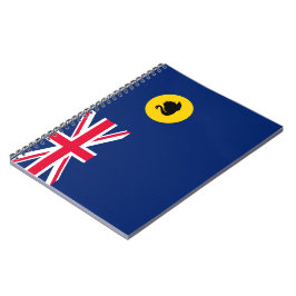 Caderno Espiral Bandeira do Estado da Austrália Ocidental