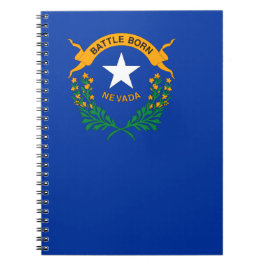 Caderno Espiral Bandeira do Estado de Nevada