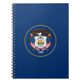 Caderno Espiral Bandeira do Estado de Utah