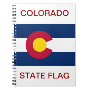 Caderno Espiral Bandeira do Estado do Colorado