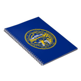 Caderno Espiral Bandeira do Estado do Nebraska