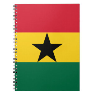 Caderno Espiral Bandeira do Gana